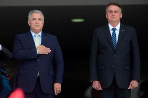 Bolsonaro le manifestó a Duque su preocupación por la actuación de grupos disidentes de las antiguas Farc