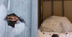 Meteorito atraviesa el techo de una casa y cae en la almohada de una mujer mientras dormía (FOTO)
