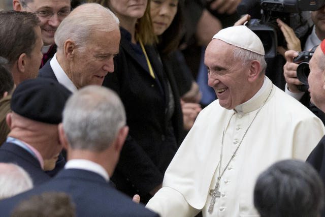 Joe Biden llegó al Vaticano para encuentro con el papa Francisco