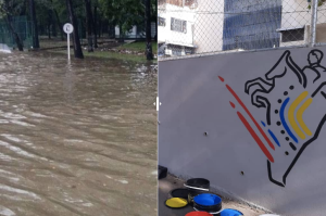 Murales vs. inundaciones: La realidad caraqueña que el chavismo no puede ocultar (Fotos)