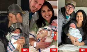 ¡Qué coincidencia! Madre en EEUU dio a luz a sus tres hijos el mismo día en años diferentes