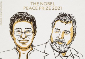Nobel de la paz para periodistas filipina Maria Ressa y ruso Dmitry Muratov
