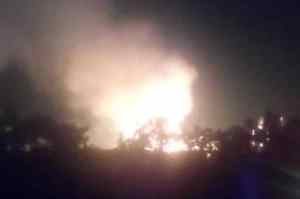 Se registró gran explosión en planta compresora de gas en el sur de Anzoátegui (FOTOS)