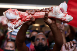 Impactantes FOTOS de personas hurgando entre cadáveres de animales conmocionan Brasil