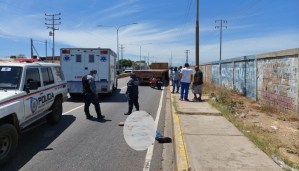 Hombre fue arrollado por un camión en Punto Fijo