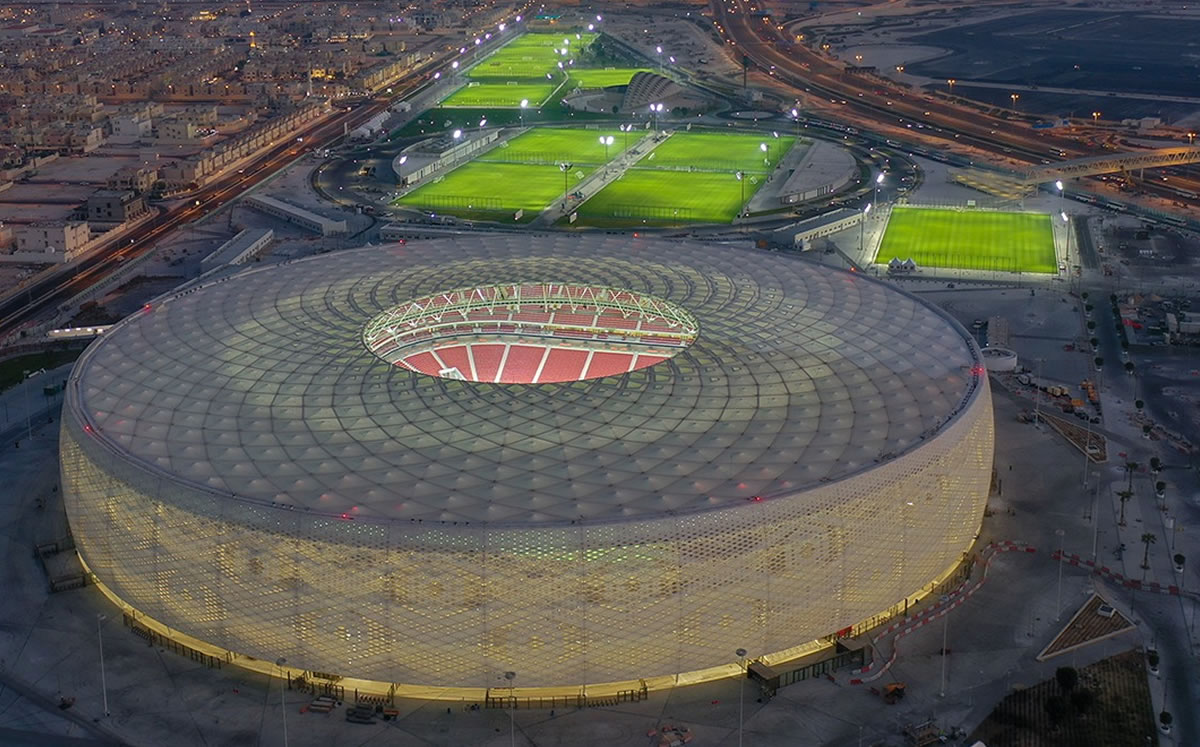 “Al Thumama”: El nuevo estadio que Catar inauguró para el Mundial de 2022 (VIDEO)