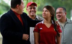 ¡Reapareció! Rosinés Chávez en precampaña junto a Diosdado Cabello (Fotos)