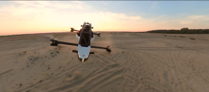 Crearon vehículo volador muy parecido a las naves de Star Wars (FOTOS)