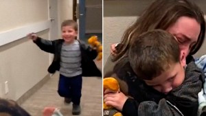 ¡EMOTIVO! Momento en que niño se reúne con su madre tras dos semanas desaparecido en EEUU (VIDEO)