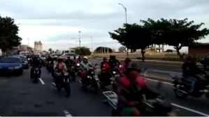 Jornada electoral en Vargas comenzó con caravana motorizada chavista violando la Constitución