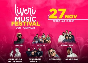 Evenpro informa cambio de fechas del Liveri Music Festival