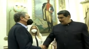 Apareció el que faltaba: Zapatero, el amiguito de Maduro ya se reunió con la cúpula chavista en Miraflores (VIDEO)