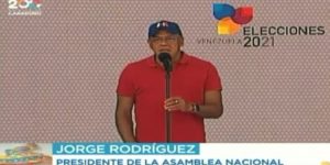 “Los mirones son de Palo”: Así se refirió Jorge Rodríguez a los observadores electorales de la UE (VIDEO)