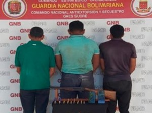 Liquidaron a cinco integrantes de la banda “El Curí” en el sector La Palancia, entre Monagas y Sucre