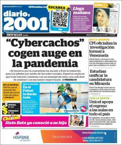 Portadas de este jueves 4 de noviembre de 2021