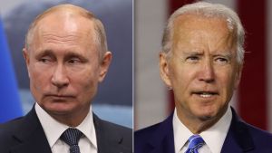 Las primeras imágenes de la videoconferencia entre Valdímir Putin y  Joe Biden  #7Dic