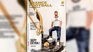 France Football dio a conocer su portada con Lionel Messi tras entregarle el séptimo Balón de Oro