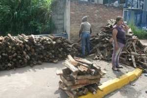 Tachirenses encontraron en la leña una solución ante la inexistencia del suministro eléctrico en la región