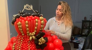 ¡Mágico! Greiska Graterol, experta en obras de artes con globos