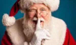 “Santa Claus” solicitó permiso para portar un arma en Navidad (Foto)