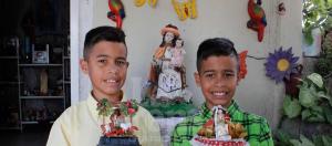 Niños barquisimetanos veneran a la Divina Pastora con creatividad este #14Ene (FOTOS)