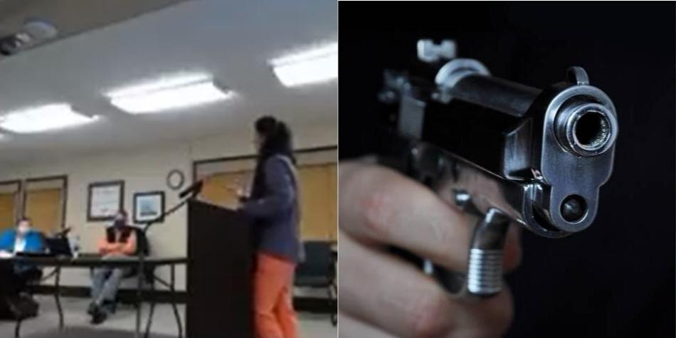 Por uso obligatorio de tapabocas, mamá amenaza con llevar armas a un colegio en EEUU