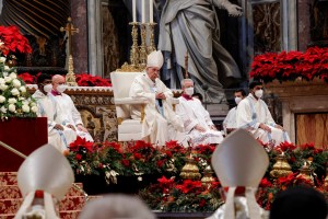 El papa Francisco instó al mundo a trabajar por la paz en su mensaje de Año Nuevo
