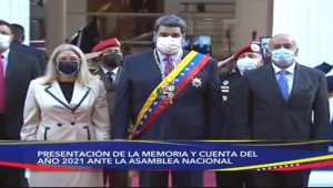 Maduro llegó al Palacio Federal Legislativo para presentar su “memoria y cuento”