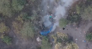 EN VIDEO: Cártel de Jalisco, Nueva Generación arrojó pequeñas bombas desde un dron sobre un objetivo en Michoacán