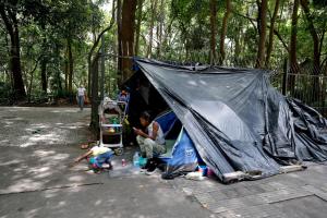 La lucha por la supervivencia en las calles de la ciudad más rica de Brasil