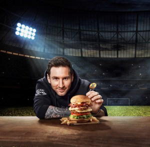 La hamburguesa “Messi” estará en el menú de una famosa cadena de restaurantes