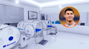 Cristiano Ronaldo instaló una cámara de oxígeno hiperbárica dentro de su mansión