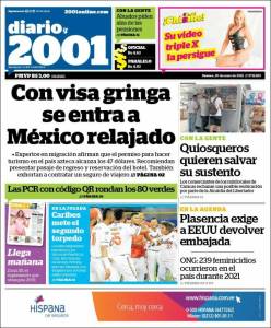 Portadas de este jueves 20 de enero de 2022