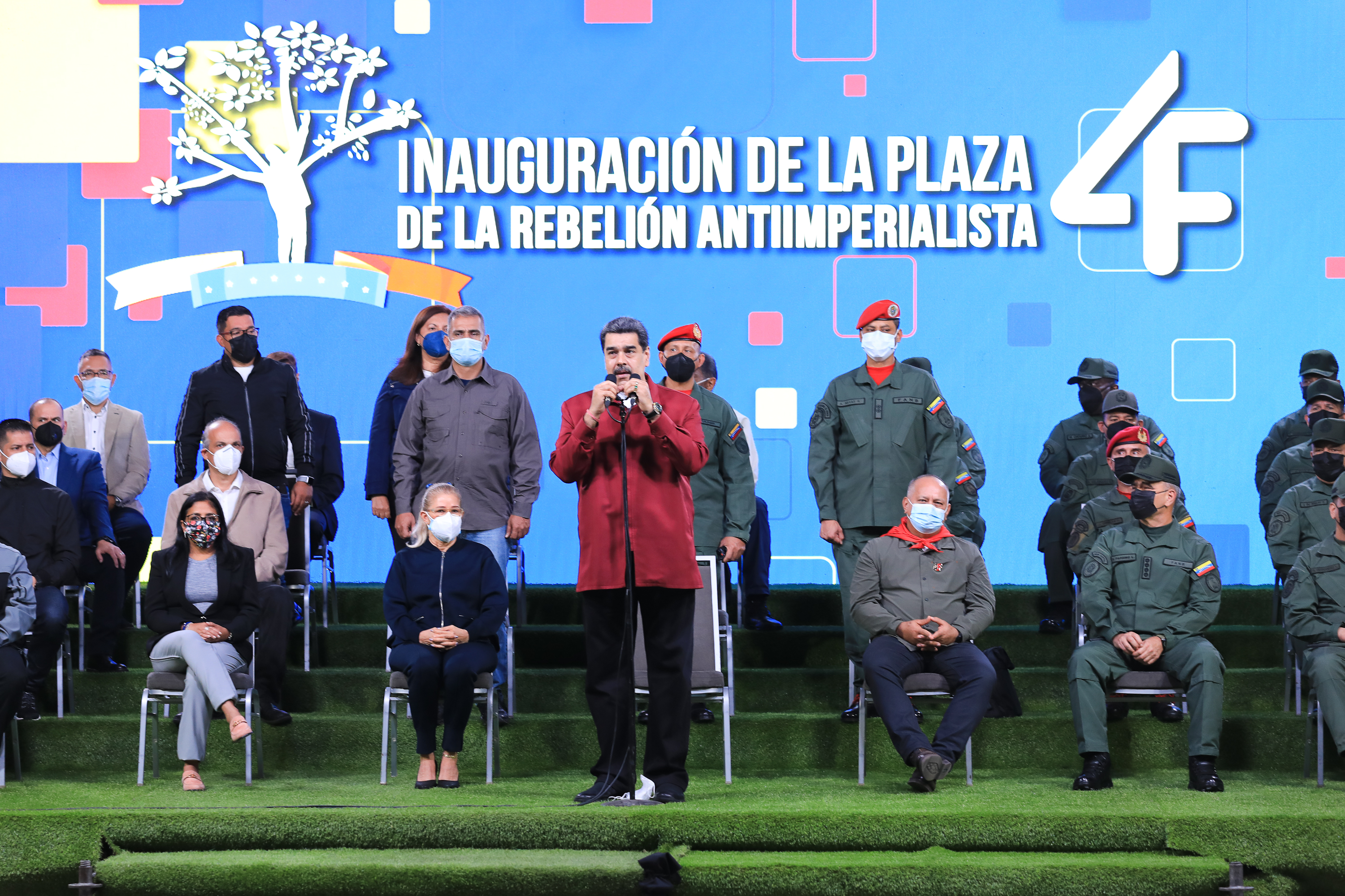 Maduro conmemoró el golpe de Estado de 1992 con esta ridícula plaza (FOTOS)