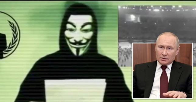 Anonymous lanza una guerra cibernética contra Rusia y ha desactivado varios sitios web
