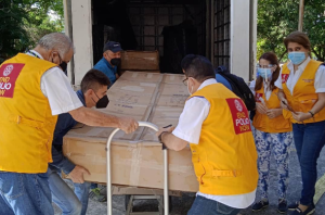Organización internacional donó camas al UCI del área Covid-19 del Hospital Central de San Cristóbal