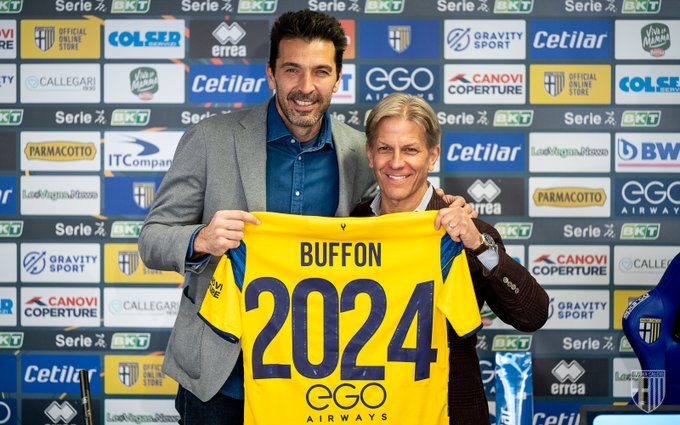 El mítico Gianluigi Buffon renueva con Parma y jugará hasta los 46 años