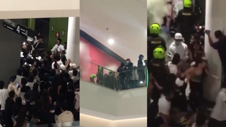 Conmoción en Colombia: pillan a un grupo de menores drogándose en un famoso centro comercial (VIDEO)