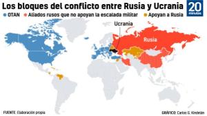 ¿Qué países apoyan la invasión militar rusa? Así se reparten las alianzas en la guerra en Ucrania