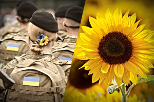 Por qué los soldados ucranianos llevan girasoles mientras luchan contra la invasión rusa