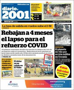 Portadas de este miércoles 23 de febrero de 2022