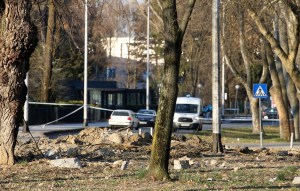Un dron militar de fabricación rusa se estrelló en Zagreb, la capital de Croacia (VIDEO)