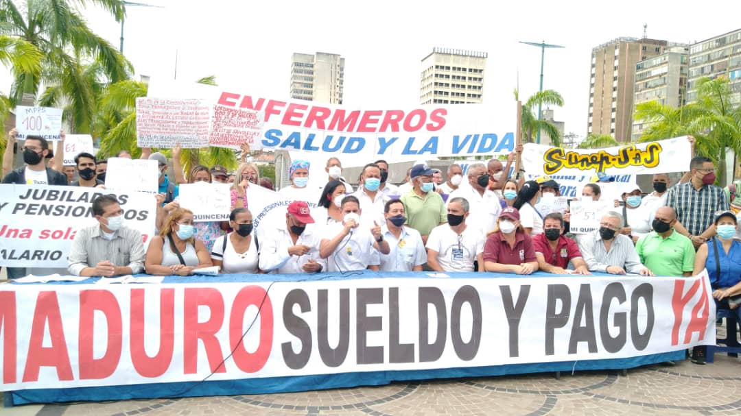Trabajadores públicos en Carabobo no le creen a Maduro el cuento del ajuste salarial