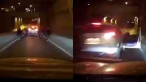 Conductor evitó robo con una arriesgada maniobra y se hizo VIRAL (Video)