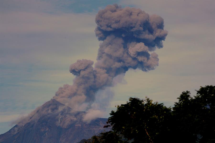El volcán de Fuego en Guatemala concluye su erupción sin víctimas ni heridos