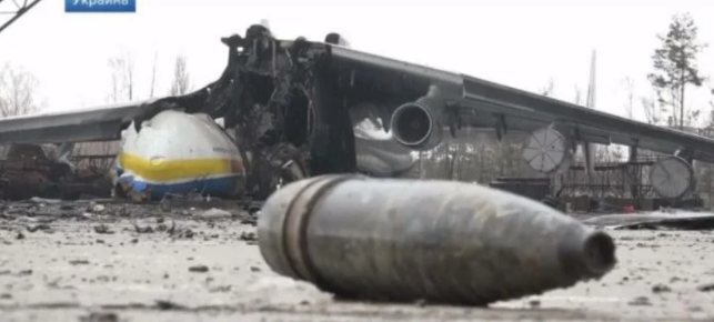 Los VIDEOS de la destrucción del Antonov An-225, el avión más grande del mundo