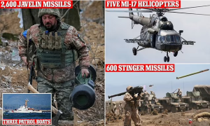 Aviones, misiles y millones de municiones: el poderío militar que EEUU enviará a Ucrania (FOTOS)