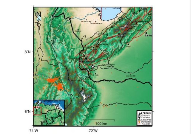 Sismo de magnitud 3,5 al sureste de San Cristóbal, reportó Funvisis
