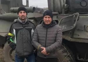 Trabajadores ferroviarios ucranianos se apoderaron de un blindado ruso