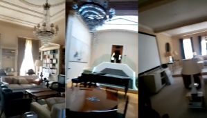 Dentro de la mansión del oligarca ruso que fue invadida por ocupantes ilegales en Londres (VIDEO)